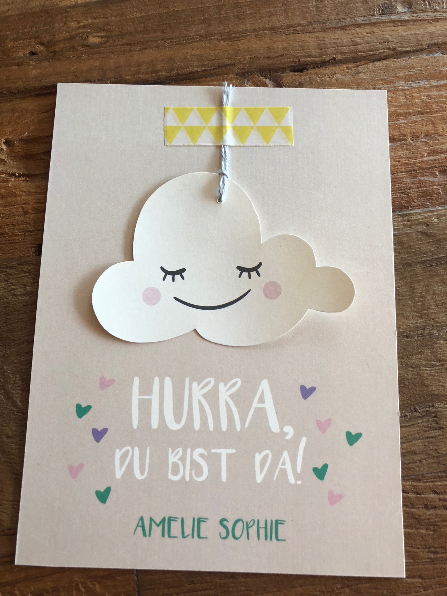 Geschenk zur Geburt meiner Nichte – lamari-design.com